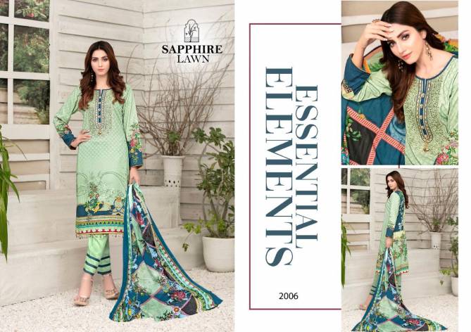 Sapphire Lawn 2  Latest Fancy Designer Karachi Dress Materials Collection